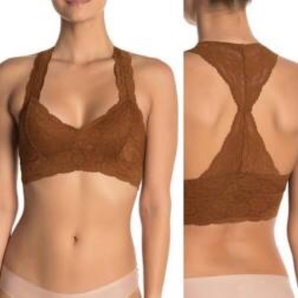 FREE PEOPLE INTIMATELY NWT RACERBACK LACE BRA XS